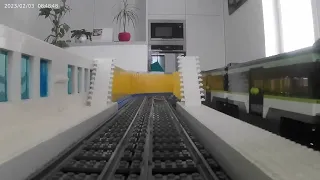 Lego underground train construction. #lego #legocity #legotrain #legosubway  #legobuilding #legomoc