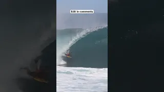 Guilherme Tamega #pipeline 🔥🔥🔥 #bodyboarding #surfing