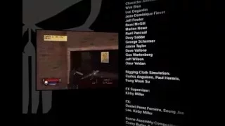 PUNISHER CREDITS PS2 (COMPLETE)