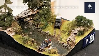 How To Make  OFF ROAD RIVER SCENERY DIORAMA || for Hot wheels 1/64