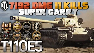 [World of Tanks] Ace, 7192 Dmg, 11 Kills, 1646 Exp [T110E5]