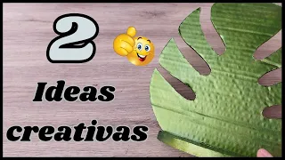 2 IDEAS CREATIVAS PARA TU HOGAR - Manualidades con cartón - Crafts to decorate the home