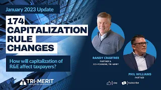 TAX: 174 Capitalization Rule Changes | Tri-Merit