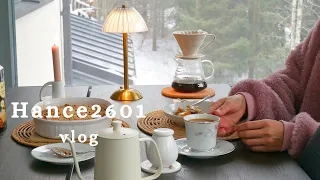 Living in Finland | Home Cafe Baking | Home - Cooked Meals | Cozy Days of Winter | VLOG ❄💕