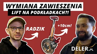 Lift zawieszenia +10 cm od @RadzikOne . Montaż okazał się być trudniejszy niż się spodziewaliśmy