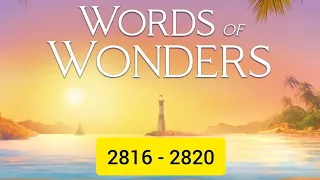 game words of wonders level 2816, 2817, 2818, 2819, 2820 #wordsofwonders