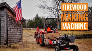 Ideal Homeowner Firewood Setup | Tractor - Chainsaw - Splitter