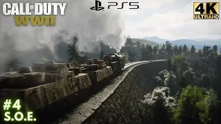 CALL OF DUTY: WWII (MISSION #4: S.O.E.) [PS5] 4K HDR