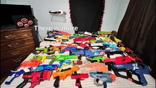 Reloading all my nerf guns again (500 sub special)￼