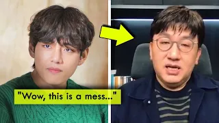 HYBE criticised for promoting a V impersonation account,V shares behind the scenes details, BTS news