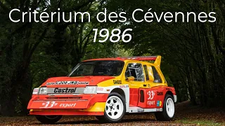 Critérium des Cévennes 1986 - @RallyeRetro