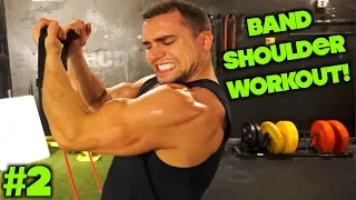 Intense 5 Minute Resistance Band Shoulder Workout #2