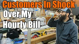 Working Hourly Vs Estimating | Customers Were Shocked At My Bill | THE HANDYMAN BUSINESS |