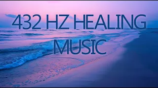 432Hz Healing Frequency Music With Ocean Waves for Stress Relief