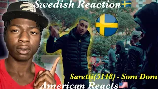 Swedish Drill Reaction Sarettii (5148) - Som Dom (OFFICIEL MUSIKVIDEO) #AmericanReacts #SwedishDrill