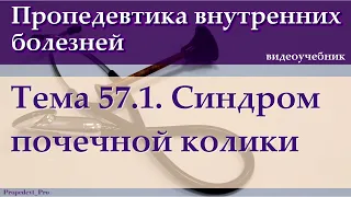 Тема 57.1. Синдром почечной колики