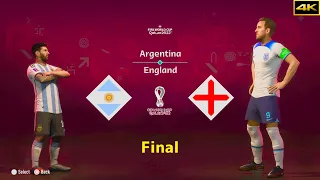 FIFA 23 | ARGENTINA vs. ENGLAND | FIFA WORLD CUP FINAL | [4K]