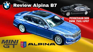 Review MINI GT BMW ALPINA B7 xDrive Alpina Blue Metallic.