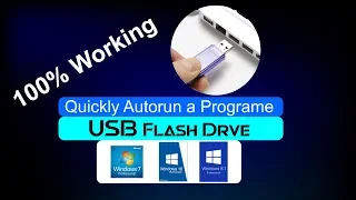 AutoRun program when Plug In a USB Drive | 2019| any PC
