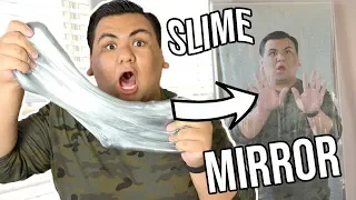 WHAT IF I TURNED SLIME INTO A FUN HOUSE MIRROR!!! WHAT IF!?