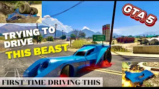 Trying to drive this beast on GTA 5 (PS5)