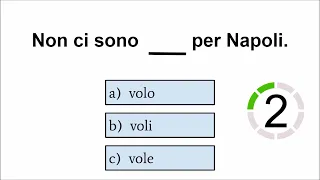 Italian Grammar Quiz #17: 10 Questions Level Test- Beginner(A2/B1) #17