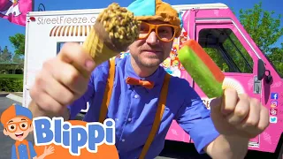 Blippi Explores an Ice Cream Truck | Educational Videos for Kids | Blippi and Meekah Kids TV