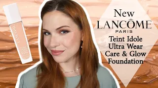 NEW LANCÔME TEINT IDOLE ULTRA WEAR CARE & GLOW FOUNDATION | beautybykaylak