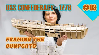 The biggest and most difficult ship model kit - #03 - USS CONFEDERACY