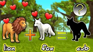 wildcraft new hybrid animals funny lion +fox=?? wc unicorn the horse gaming animation