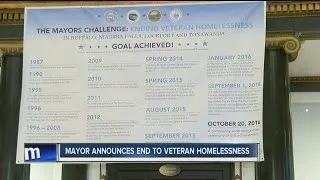 Buffalo Mayor Byron Brown announces end of Veteran homelessness