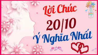 Ngày phụ nữ việt nam 20/10 | những lời chúc hay và ý nghĩa nhất ngày 20/10 | lời chúc 20/10