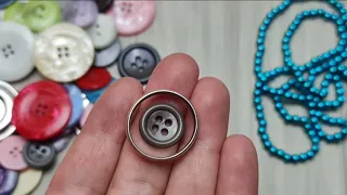 😱YOU WILL BE SHOCKED WHEN YOU SEE THE FINISH OF AN ORDINARY RING WITH BUTTON.