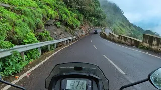 Riding Suzuki Burgman Street on Steep Ghats of Matheran - Rear Break Issue | Vlog 21 - With Aditya