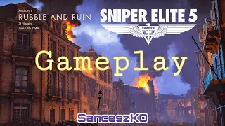 Sniper Elite 5 - Gameplay - RUBBLE AND RUIN