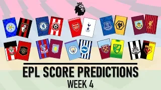 EPL Predictions: Premier League 2019/20 (Week 4)