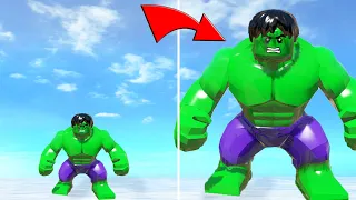 HULK Transformation in Lego Marvel SuperHeroes Game - GIANT Hulk Epic Battle