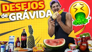 Provando DESEJOS de GRÁVIDA, QUE LOUCURA!