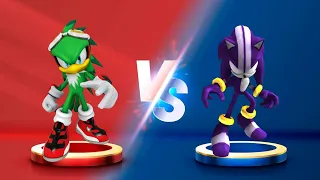 Sonic Dash - Jet VS Darkspine _ Movie Sonic vs All Bosses Zazz Eggman