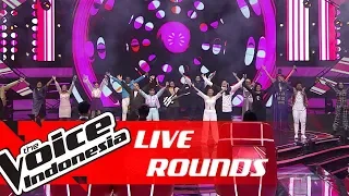 All Contestant Performances feat. Coaches | Live Rounds| The Voice Indonesia GTV 2019