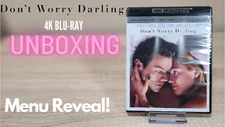 DON'T WORRY DARLING 4K Blu-Ray - Unboxing / Menu Reveal