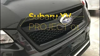 DIY Subaru XV front grill sticker wrap - Project 01