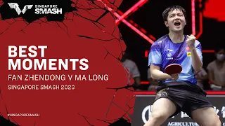 Best Moments | Fan Zhendong v Ma Long | Men's Singles Final Singapore Smash 2023