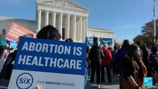 Protesters flock to US Supreme Court as justices hear pivotal abortion case • FRANCE 24 English