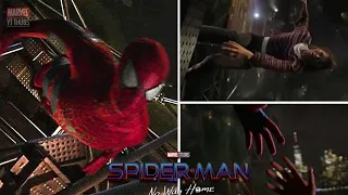 Peter saving MJ - ANDREW GARFIELD SCENE - Spiderman: No Way Home (2021) Clip HD (YT THUGS)