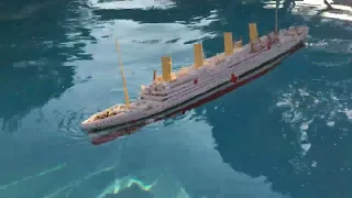 Britannic sinking model 1/570 Revell Modified Titanic Repaint (2022 edition) HMHS Britannic 2022