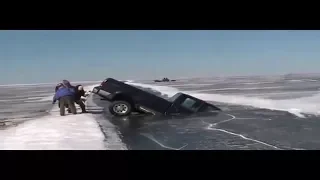 Vehicles Falling Through Ice Compilation 2018 (New)