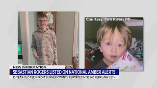 Missing TN teen: Disappearance of Sebastian Rogers among 1 of 2 national AMBER Alerts