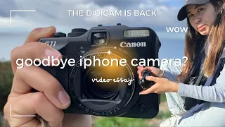 using a digicam for the week instead of an iphone! | the rise of digicams explained 📸 video essay