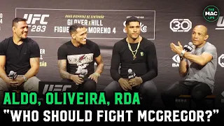 Jose Aldo, Charles Oliveira & RDA: "Who should fight Conor McGregor?" (SUBTITLED)